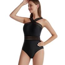 Mulheres cruzam uma peça maiô de banho controle de barriga s Mulheres cruzam uma peça maiô de banho controle de barriga s