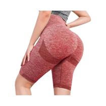 Mulheres De Cintura Alta Levantamento De Bunda Yoga Shorts Controle De Barriga Ruched Booty Sem