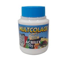 Multcolage Têxtil Cola Gel 120 g Acrilex - Para découpage