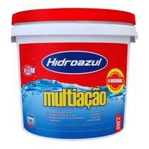 Multi Ação 8 Em 1 Balde De 2,5kg Hidroazul P/ Piscina