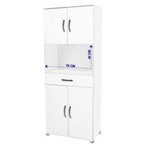 Multi-Armário Compacto 4 Portas 1 Gaveta San Marino - Bella Vercelli 530