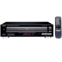 Multi CD Player TEAC PD-D2610 Carrossel para 5 CDs / CD, CD-R/RW e MP3 Preto/110v