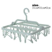 Multi Clip Hanger Plástico Plástico Dobrável Clipe à prova de vento