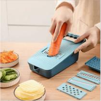 Multi Cortador 4 em 1 Fatiador Ralador Mandolin Frutas Legumes Verduras e Frios