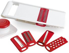 Multi Cortador Fatiador Batata Picador Legumes Manual 5 Em 1 Multi Cortador Fatiador Batata Picador Legumes Manual 5 Em 1