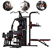 Multi Estação de Musculação 72kg Aparelho de Ginástica 3 Estações Treino Completo Home Gym - Importway