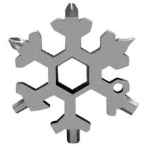Multi-Ferramenta 18 Em 1 Snowflake Prata Compacto