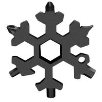 Multi-Ferramenta 18 Em 1 Snowflake Preto Compacto