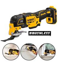 Multi Ferramenta Oscilante Bateria 20V MAX Brushless DCS356B s/ Bateria e Carregador DEWALT