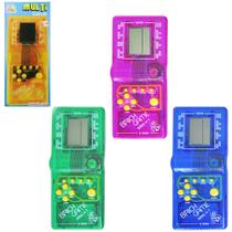 Multi game brick game a pilha colors 18,5x7,5cm