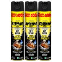 Multi Inseticida Mata Baratas Mosquitos Insetos 400ml 3un