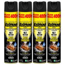 Multi Inseticida Mata Baratas Mosquitos Insetos 400ml 4un