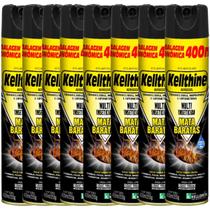 Multi Inseticida Mata Baratas Mosquitos Insetos 400ml 8un Multi Inseticida Mata Baratas Mosquitos Insetos 400ml 8un