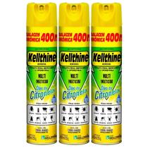 Multi Inseticida Mata Mosquitos Óleo De Citronela 400ml 3un