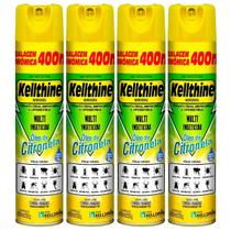 Multi Inseticida Mata Mosquitos Óleo De Citronela 400ml 4un