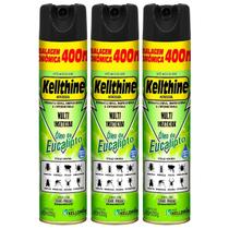 Multi Inseticida Mata Mosquitos Óleo De Eucalipto 400ml 3un