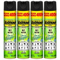 Multi Inseticida Mata Mosquitos Óleo De Eucalipto 400ml 4un