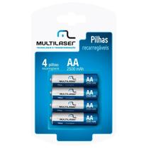 Multi Pack c/ 4 Pilhas AA Recarregáveis 2500 mAh CB052