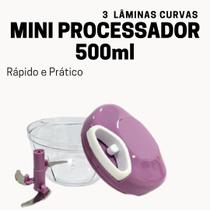 Multi Processador De Alho 3 Lâminas 500ml Rápido e Prático