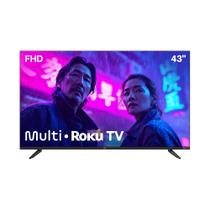 Multi Roku TV 43 Smart DLED FHD Wi-fi 3 HDMI Alexa e Google Home Multi Roku TV 43 Smart DLED FHD Wi-fi 3 HDMI Alexa e Google Home