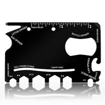 Multi Tool Card 18 Em 1 Cartão De Aço Inoxidável Para Uso Em Acampamentos De Verão E Inverno