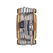 Multi-Tool Crankbrothers 19 Gold com chaves hexagonais e ferramenta de corrente