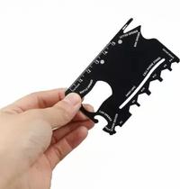 Multi Tool De Carteira 18 Em 1 Cartão De Aço Para Camping Pesca E Reparos Automotivos Par