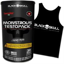 Multi Vitaminas com Saponinas Monstrous Testopack Black Skull 30 multi packs