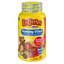 Multi Vitaminas Em Gomas Morango Gummy Vites C/190 Lil Critters