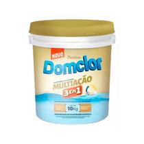 Multiação 3 em 1 Domclor Para Piscina 10kg