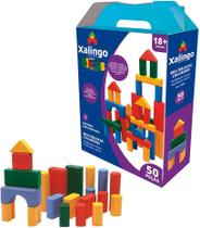 Multiblocks Colorido 50 Peças - Xalingo