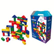 Multiblocos matemático com 60 peças - xalingo - 54732 Multiblocos matemático com 60 peças - xalingo - 54732
