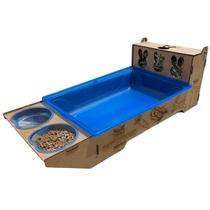 MultiBox 3 em 1 Moraroe Bandeja + Porta-Feno + Comedouro