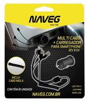 Multicabo E Carregador 12V - 5V Nva 730