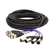 Multicabos Com Conectores XLR 4 Vias - Amphenol