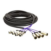 Multicabos Com Conectores XLR 4 Vias - Santo Ângelo