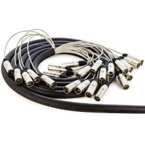 Multicabos Conectores Xlr 24 Vias Santo Angelo - 5 Mt