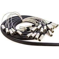Multicabos Conectores Xlr 24 Vias Santo Angelo - 5 Mt