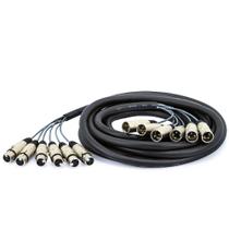 Multicabos XLR 6 Vias Cirilo Cabos - 5 Metros Multicabos XLR 6 Vias Cirilo Cabos - 5 Metros