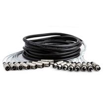 Multicabos XLR 8 Vias Santo Angelo - 10 Metros