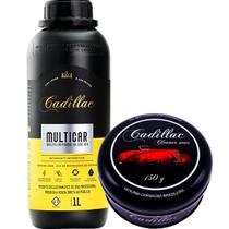 Multicar 1L Limpador Multiação Alcalino Cera Limpadora Cleaner Wax Cadillac