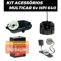 Multicar Hpi Elétrico 6v Homeplay - Só os Acessórios ( Bateria, Carregador, Controle e Tração)