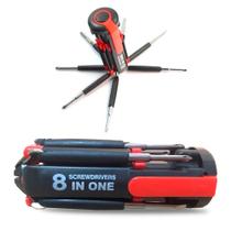 Multichaves Multifuncional Várias Ponteiras Philips Fenda Tamanhos Variados Pequenos Reparos Uso Doméstico Funcional Com Lanterna Ferramentas Essencia