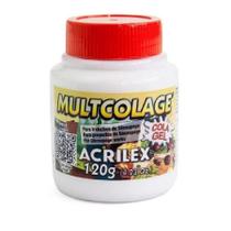 Multicolage Cola Gel Acrilex Decoupage - 120 Gramas Multicolage Cola Gel Acrilex Decoupage - 120 Gramas