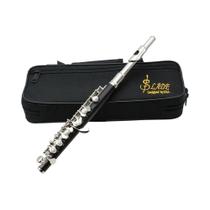 Multicolor Slade Piccolo 16 Buracos C Chave Tubo De Sopro De Cobre Branco Instrumento De Sopro Com