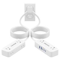 Multicontacto Dividido Kakahigh 6 AC 5 USB 6 Metros Doble