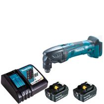 Multicortadora 2 Baterias 18v 5ah Makita Dtm50z Carregador Rápido Multicortadora 2 Baterias 18v 5ah Makita Dtm50z Carregador Rápido