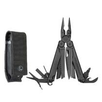 Multiferramenta Leatherman Wave+ - 18 em 1 - Tamanho Real - Preta