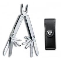 Multiferramenta swiss tool com bainha de couro victorinox