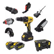 Multifuncional Ferramenta 6pc Eletrica Intercambiável 21v